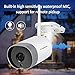 [2019 Newest Two Way Audio] Jennov Wireless WiFi Security IP Camera Outdoor Bullet Home HD 1080P Surveillance IR Night Vision Two Way Audio, Onvif Motion Detection and Pre-Installed 16G Micro SD Card