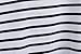 MOMTUESDAYS2 Tuesdays2 Women's Round Neck Black and White Striped Short Sleeve T-Shirt ((L/US8))