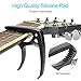 Cafhelp Guitar Capo, Professional Zinc Metal Capo for 6 String Acoustic and Electric Guitars, Bass, Ukulele, Mandolin, Banjo with 3 PCS Guitar Picks (Elegant Black)