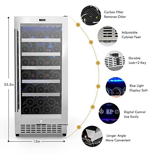 5 30+Bottle+Refrigerators+Chiller+Freestanding+Refrigerator
