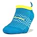 Feetures! Men's High Performance Cushion, Hawaiian Blue, Large