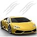 YGMONER 2PCS Claw Marks Decal Reflective Sticker 16 x 5in (Silver White)