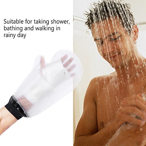 Waterproof Plaster Protector, Adult Transparent Waterproof Hand-poured, FDA Approved,Waterproof Sealed Cast Bandage Protector Wound Fracture Hand Arm Cover for Shower Short Arm