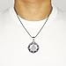 ELFASIO Stainless Steel Pendant for Men Necklace Viking Valknut Odin's Norse Warrior Chain Jewelry, Length 24 inch