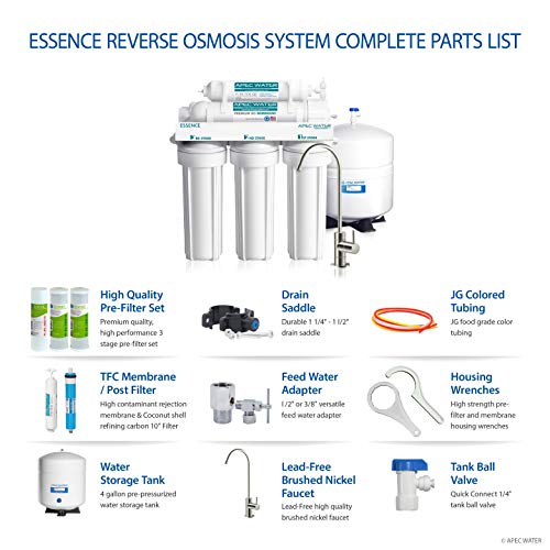 APEC Top Tier 5Stage Ultra Safe Reverse Osmosis Drinking Water Filter