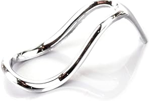 Hometu Metal Smoking Pipe Stand Holder for 1 Smoking Pipe Stainless Steel Tobacco Pipe Display Rack Silver 1PC