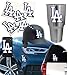 A&A Global 5 Pack Los Angeles Dodgers Vinyl Decal Sticker Set, 3.5 H x 2.57 W inch, Logo in LA Dodger Team Colors. L.A. Major League Baseball Emblem.