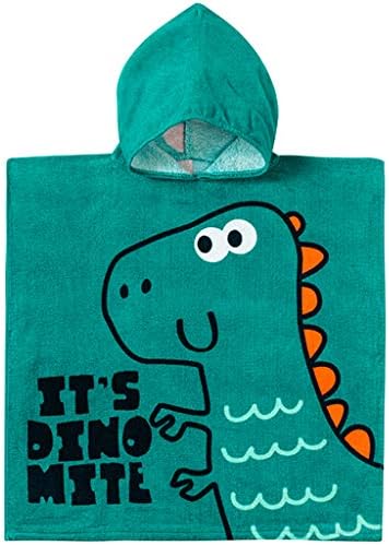 Toddler Hooded Bath Towel - Boys Pool Towel Girl Beach Cloak Fit 0-3 Years