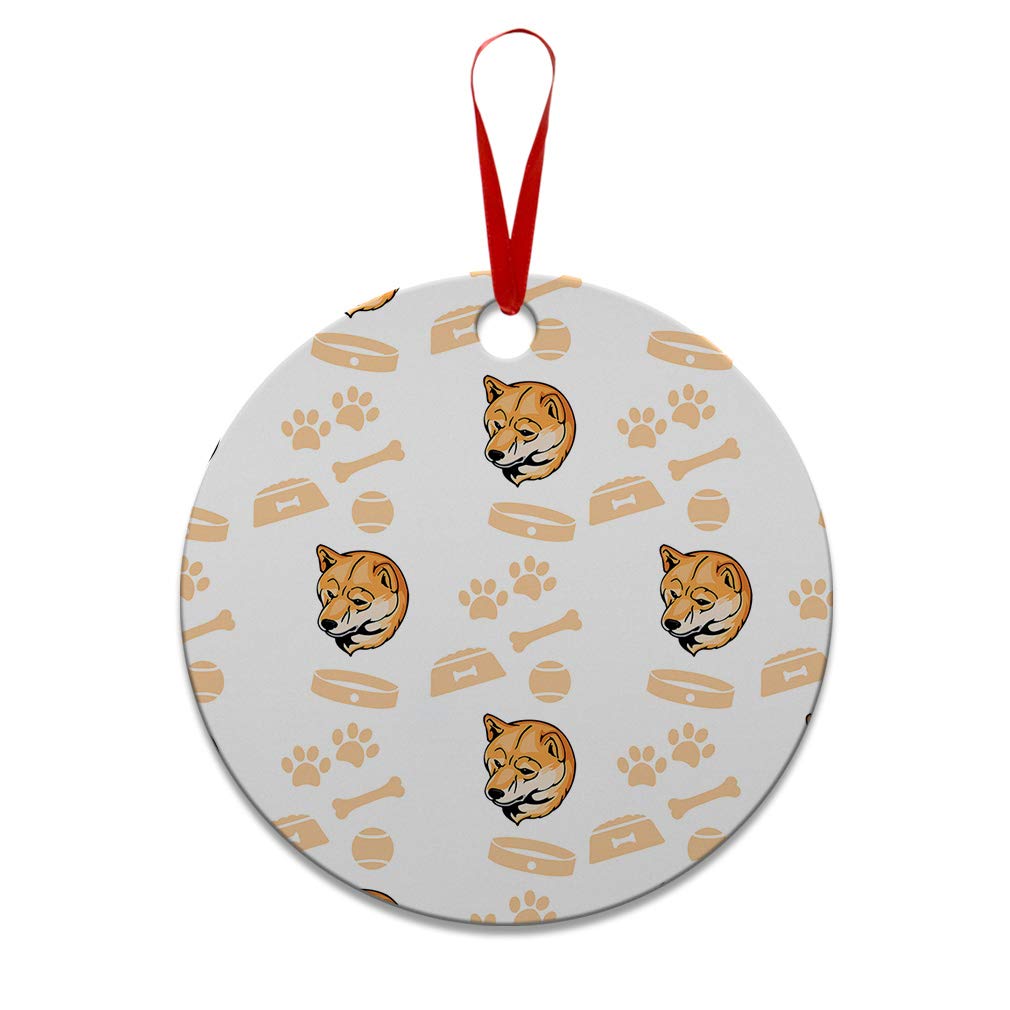 Custom Dog Ornaments Style In Print Custom Holiday Christmas Ornament Shiba Inu Custom Dog Ornaments Style In Print Custom Holiday Christmas Ornament Shiba Inu