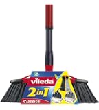 Novaliv - Scopa ad artiglio, 30 cm, in legno con manico telescopico