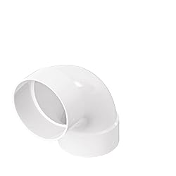 NDS PVC S&D 90° Long-Turn Elbow, 4-Inch, for Hub X