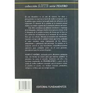 La palabra en la creación actoral