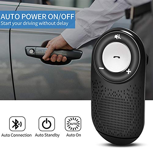 image for WEEQLO Bluetooth Hand-Free car Speaker kit,Wireless car Speakerphone f