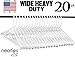 Best Wide Shoulder Heavy Duty Plastic Hangers, USA Made Strong and Long Lasting Hangers, Set of 20