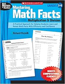 Amazon.com: Mastering Math Facts: Multiplication & Division: A