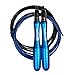 PROCIRCLE Speed Jump Rope - Adjustable self-Locking Aluminium Professional Skipping Ropes - Fitness Training Premium Quality - Best for Boxing MMA Functional Fitness Cross Training (Blue)