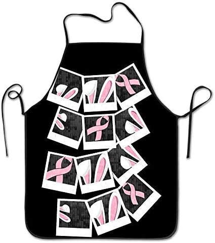 HATS NEW Kitchen Apron for Women Vintage Apron Dress Men Cooking Apron Pinafore Breast Cancer Awareness Bunny Two-Tone Apron