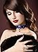 Mudder Black Lace Choker Gothic Necklace with Pendant Chain, 4 Pieces