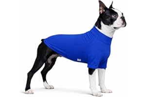 LoveLongLong Spring Summer Cooling Dog T-Shirt with UV Protection and Moisture-Wicking Fabric Blank Color Royel Blue XL