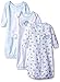 Spasilk Baby Baby-boy 3 Piece Sleepwear Set, Blue Dino, 0-6 Months
