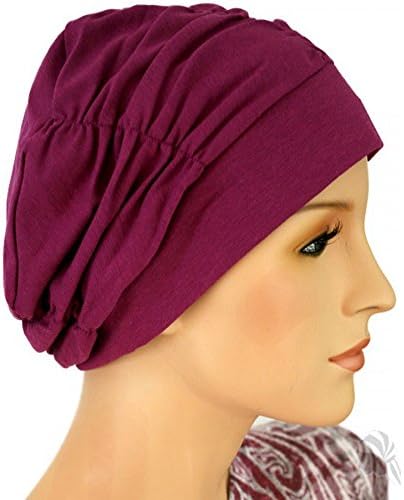 Hats for You Women's Shirred Chemo Cap - Burgundy