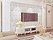 SICOHOME Wallpaper,11 Yard Damask Silver Peel and Stick Wallpaper