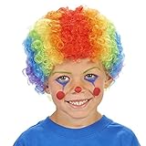 Rainbow Clown Child Dress Up Wig