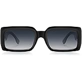 SOJOS Trendy Retro Rectangle Polarized Sunglasses Men 90s Vintage Square Womens Sunnies Shades SJ2388