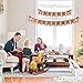 OurWarm Burlap Merry Christmas Banner Christmas Burlap Banner for Home Christmas Decor