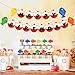 Happy Birthday Bobber Gone Fishing Baby Monthly Photo Banner Little Fisherman First B-day Boys Photo Props Kids Party Decoration Supplies