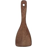 Kodrily Flat Wooden Spatula for Cooking, Wide Wood Spatula, Portable Wood Turner, Fried Rice Turner Utensils, Kitchen Cooking Tool for Steak Frying and Flipping, 8.66 x 2.95in