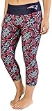 NFL New England Patriots Thematic Print Capri, Blue, Small