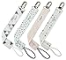 Pacifier Clip for Girls by Matimati Baby - 4 Pack - Modern Designs - Great Pacifier/Teething Ring Holder (Blush Arrow Set)
