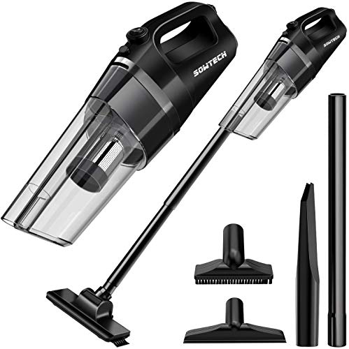 Vacuum Cleaner Sowtech Rechargeable Cordless Vacuum Cyclonic Suction Lightweight Handheld Vacuum Cleaner With Stainless Steel Filter Bagless And 6 Of Accessories Black On Galleon Philippines
