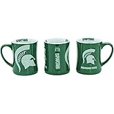 RFSJ Michigan State Spartans Ceramic 16 oz Relief (3D) Mug, Green
