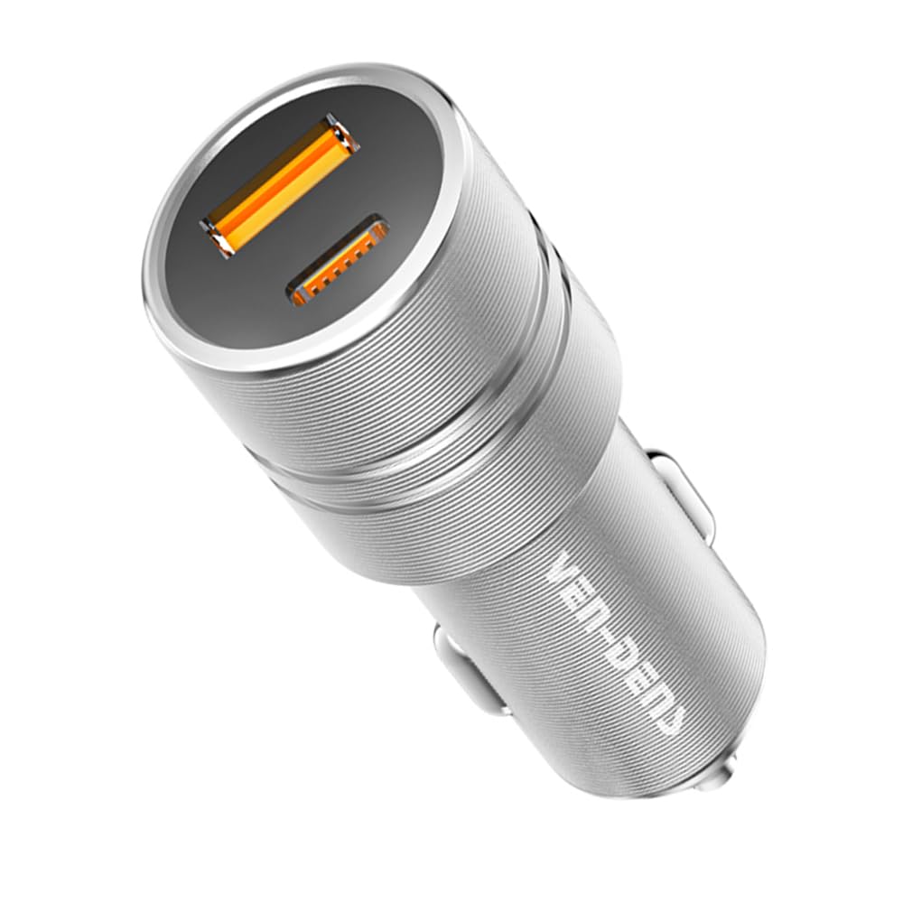 Car Charger For iPhone 17 Air 16e 16 / iPhone 15 - QC3.0 48W PD + USB Fast Charging Cigarette Lighter Adapter For iPhone 15 16 17 Pro Max / 14 Plus 14 Pro Max SE 2022 XR 11 12 13 Pro Max Mini iPad Pro