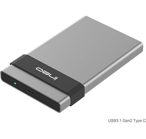 USB 3.1 Gen2 Type C Carcasa para Disco Duro Externo de 2.5: Amazon.es: Electrónica