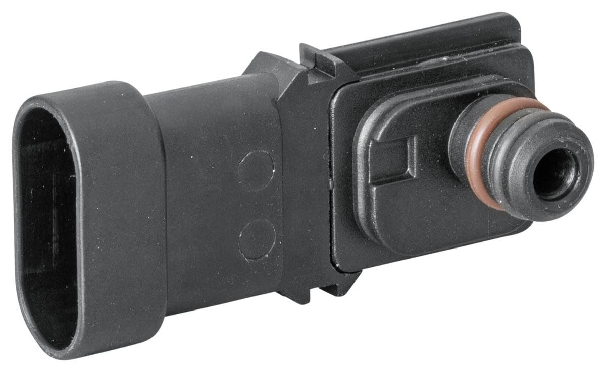 HELLA 6PP 009 400-281 Sensor, intake manifold pressure - 3-pin connector - with seal - without cable