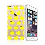 iPhone 6 / 6S, Yellow Rubber Duck Overload Ultra Slim Silicone Phone Case Back Cover