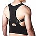 CFR Magnetic Therapy Posture Corrector Back Brace Support Belt NO Slouching-Fully Adjustable Back Brace-for Lower and Upper Back Pain,Black,Large