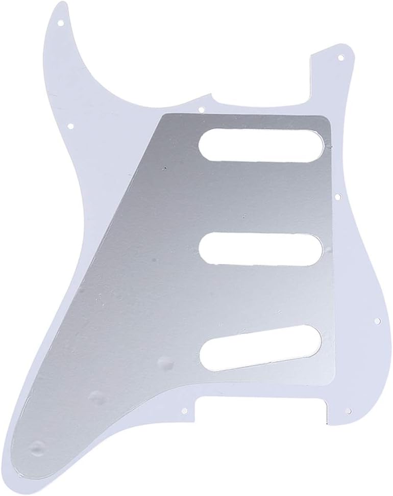 Musiclily Pro 11-Hole 62 Vintage SSS Strat Pickguard for American Stratocaster 62 Electric Guitar, 4Ply Vintage Tortoise - Image 3