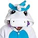 Silver Lilly Kids Unicorn Animal Costume - Childrens One Piece Pajamas (Blue, Y)