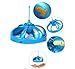 Geekercity Cute UFO Flying Disc - Mini Infrared Sensor Flying Saucer UFO Hand Induced Hovering and Floating Flight Hand Movements Toy UFO Magic Trick Toys with LED Lights (Blue)