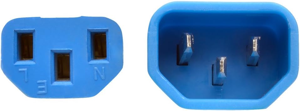 Tripp Lite 0.61 m 15 A Power Extension Cord Lead Cable - Blue - Image 4