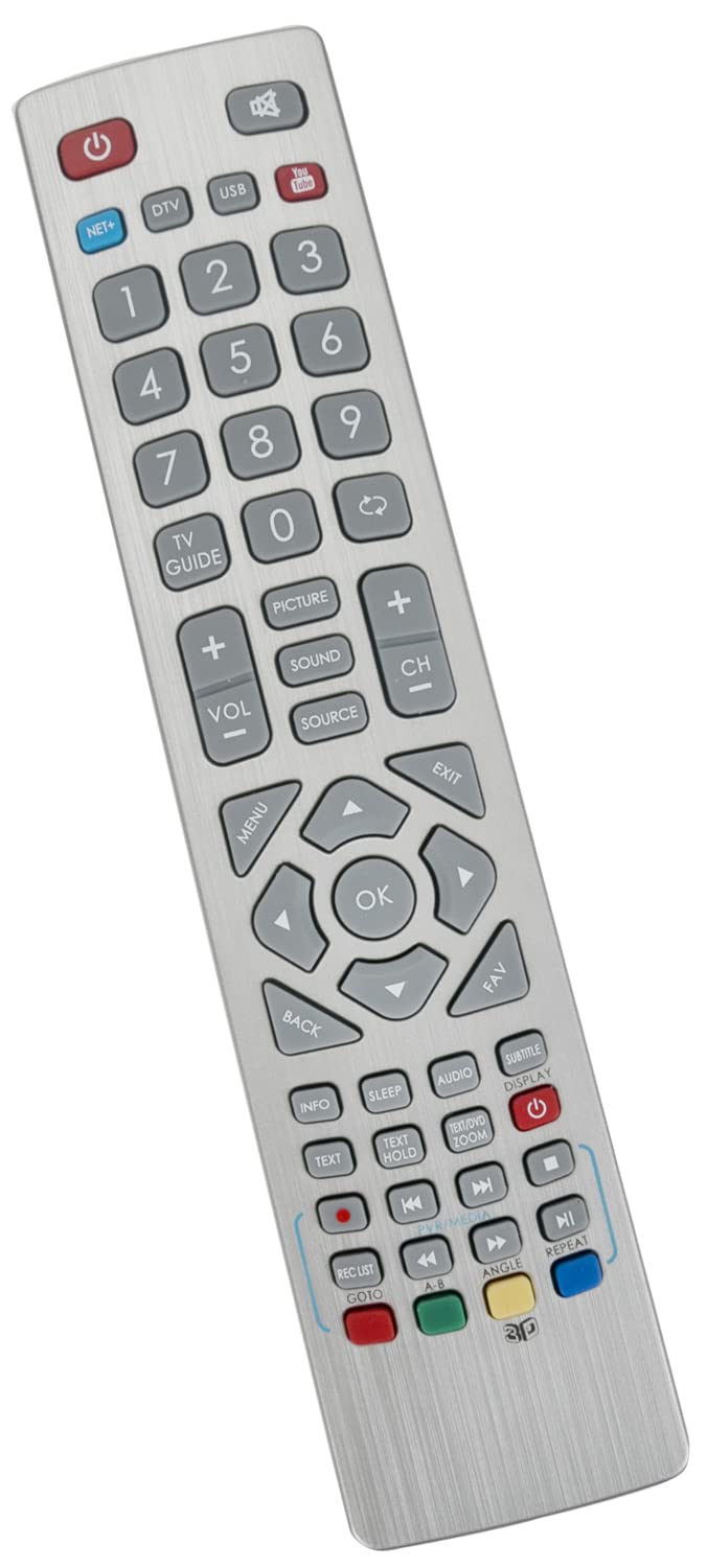 SHWRMC0102 Replacement Remote Control Fit for LCD TV LED TV LC-32CHE6241E LC-32CHE6242E LC-32CFE6241E LC-32CFE6242E LC-40CFE6241E LC-40CFE6242E LC-43CFE6241E LC-43CFE6242E LC-49CFE6241E