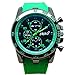 SMTSMT Stainless Steel Sport Modern Men Fashion Wrist Watch - Green