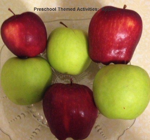 Preschool Themed Activities:  Apples