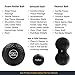 Plyopic Massage Ball Set – for Deep Tissue Muscle Recovery, Myofascial Release, Trigger Point Therapy, Crossfit Mobility and Plantar Fasciitis Relief