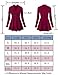 Becanbe Plus Size Tunic for Leggings, Blouse Long Sleeve Stretchy Flare Ladies Casual Tops(Wine,X-Large)