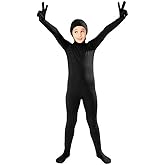 YOMOSA Full Bodysuit Kids Lycra Spandex Zentai Suit Child Long Sleeve Unitards One Piece Dance Costume